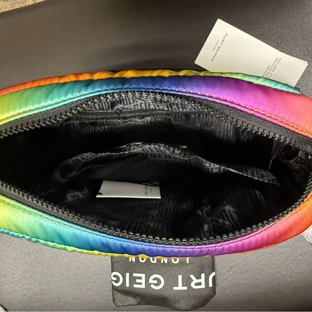Kurt Geiger Rainbow Quilted Bag - Picture 4 of 11